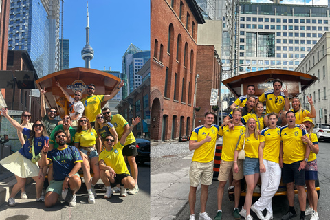 Toronto: Soccer Pre-Game Pedal Tour with Rooftop Watch Party