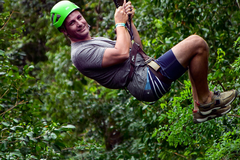 Adrenaline tour: Atv, Ziplines and Cenote swim experience