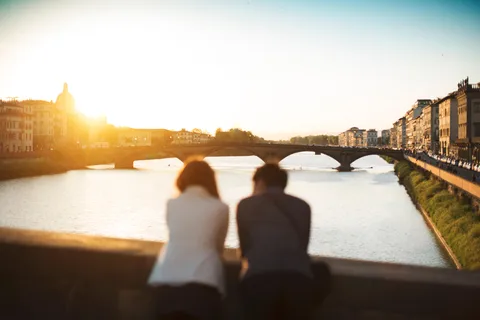 Florenz: Klassisches Fotoshooting mit der Ponte Vecchio Brücke