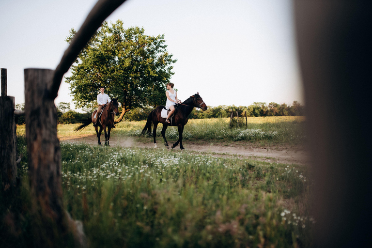 Bordeaux: Vineyard Horse Ride with Château Wine Tastings