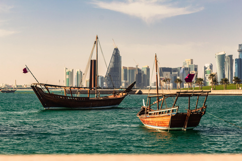 Sightseeing i Doha City och båtresa i Dhow (Privat tur)Sightseeing i Doha City och tur med Dhow-båt (privat tur)