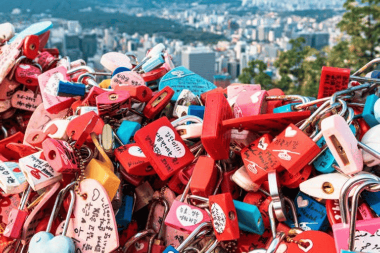 N Seoul Tower &amp; Love Lock Ticket Paket