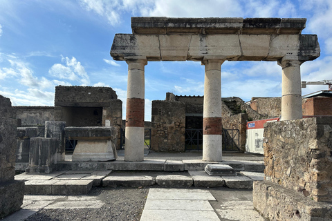 De Pompéia: Excursão ao Vesúvio + tour guiado em PompéiaExcursão ao Vesúvio + tour guiado por Pompéia