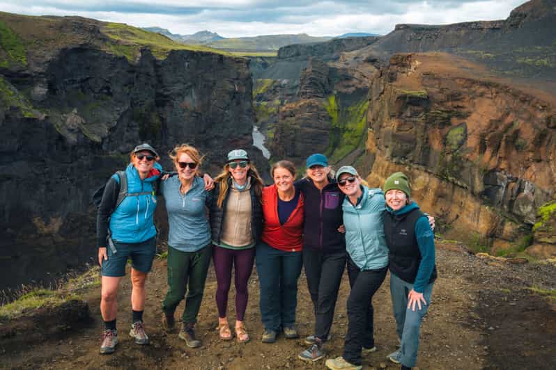 Reykjavík: 4-tägige Laugavegur-Wandertour nur für Frauen