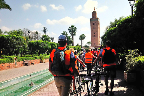 Marrakech: Tour de bicicleta com um guia localPasseio pela Manhã