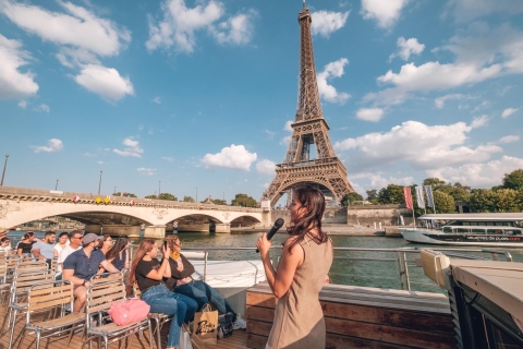 Parijs: Seine riviercruise met optionele drankjes en snacksTraktatie- en frisdrankoptie