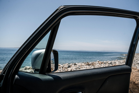 Mykonos : Visite privée de l&#039;île avec guide région -Jeep Renegade