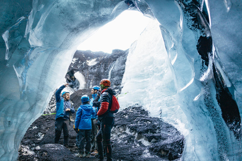 Z Vik lub Reykjaviku: Jaskinia lodowa Katla i wycieczka super jeepemWycieczka z Reykjavíku