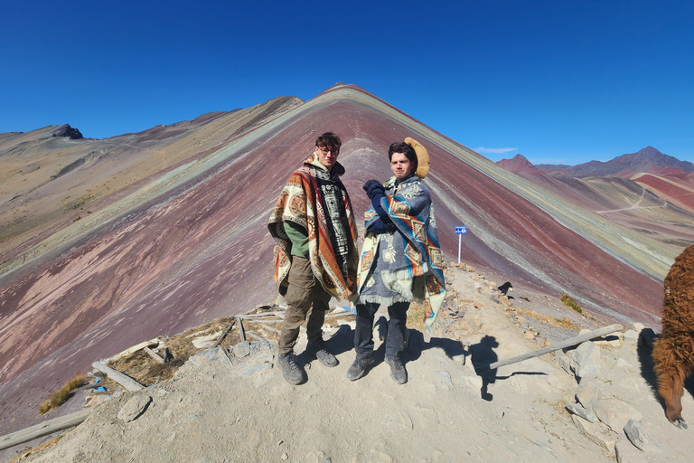 Vanuit Cusco: Dagvullende tour naar de Regenboogberg en de Rode Vallei