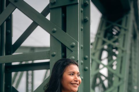 Foto di strada nelle vie più belle di Budapest