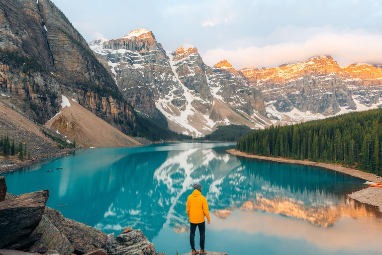 Moraine Lake Sunrise & Lake Louise Golden Hour Experience
