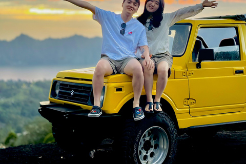 Bali: Mount Batur Jeep Sunrise Tour With Breakfast Sunrise Jeep at Meeting Point