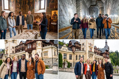 Tour From Bucharest: Peles Castle Salt Mine & Dracula’s Tomb Audio guide in 24 languages