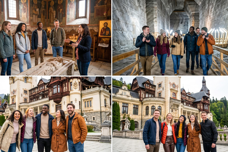Tour From Bucharest: Peles Castle Salt Mine & Dracula’s Tomb Audio guide in 24 languages