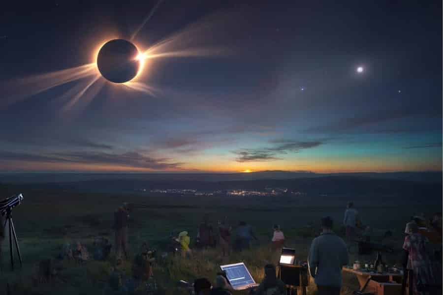 Bustour zur Halbinsel Snæfellsnes: totale Sonnenfinsternis 2026. Foto: GetYourGuide Bustour zur Halbinsel Snæfellsnes: totale Sonnenfinsternis 2026. Foto: GetYourGuide