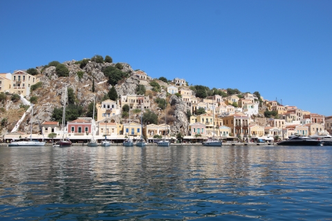 Rodas: Excursión de un día a la isla de Symi en barco rápidoBilletes de barco + traslado Lindos, Pefkos, Kalathos, Lardos