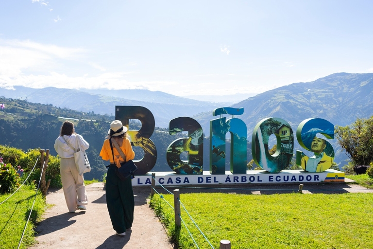 Quito-Baños : Pailón del Diablo, Manos de Dios, Columpio