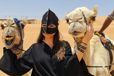 Shared Wahiba Desert Tour with Wadi, Cave, Bedouin & Sunset