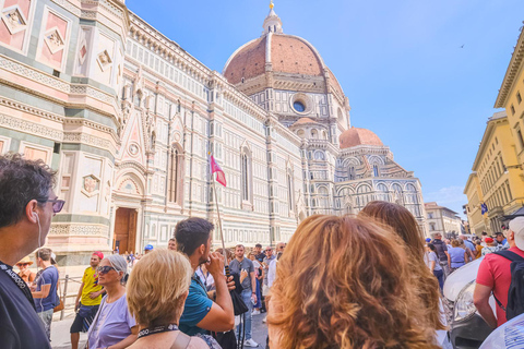 Florencja: piesza wycieczka i opcjonalna szybka wizyta w katedrze DuomoWycieczka w języku angielskim