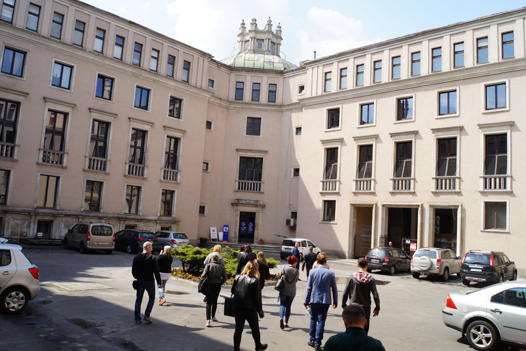Krakow: Communist History Experience Tour Electric Golf Cart Shared Nowa Huta Tour by Golf Cart (Audio Guide)