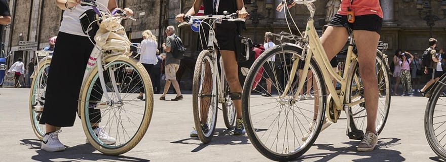 Palermo: tour guidato in bicicletta con degustazione di cibo di strada
