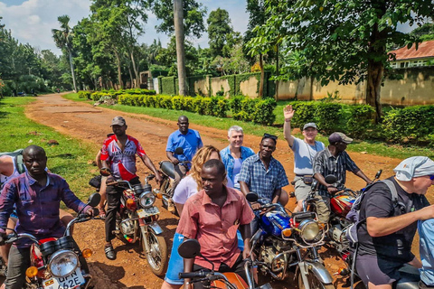 Boda boda/Motorradtouren in Kampala, Uganda