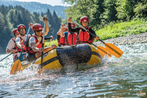 from Zakopane: Dunajec River fun Rafting in a pontoon
