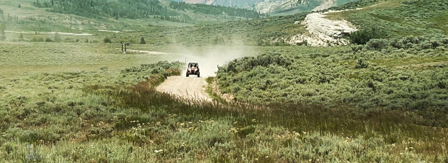 Jackson Hole : 4 heures d'aventure privée hors route Gros Ventre