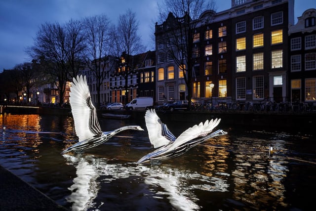 Sortie en bateau Light Festival incl. vin chaud et collations (10 personnes maximum)