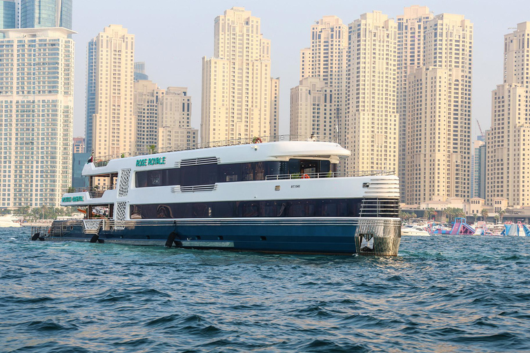 Abu Dhabi: Yas Marina Bay Megayacht Dinner Cruise & Buffet Yas Marina Megayacht Dinner Cruise with Buffet + soft drinks