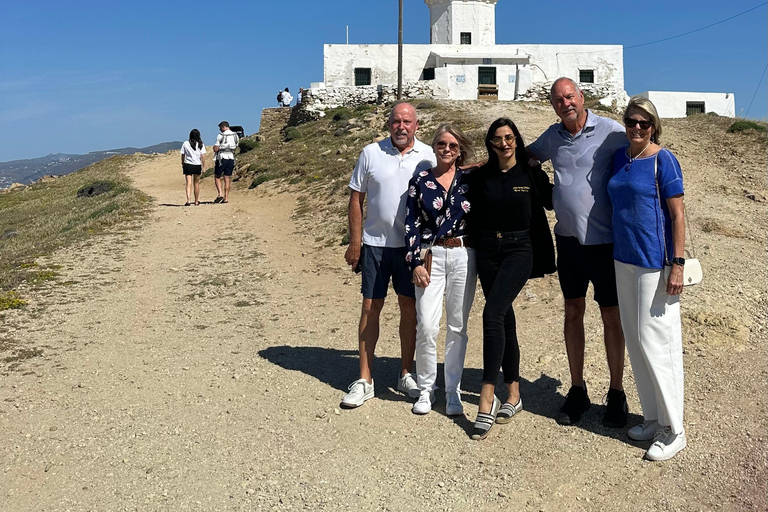 Visite de 4 heures à Mykonos en espagnol4 heures de visite de Mykonos en anglais