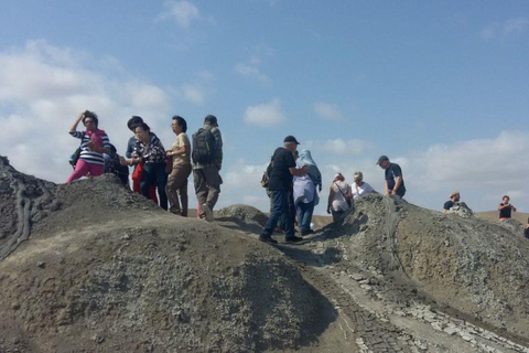 Gobustan, Lervulkaner, Eldtempel, Fire Mountain Tour