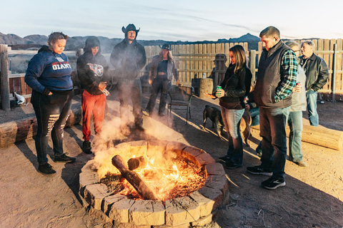 Wild West : balade à cheval, barbecue et coucher de soleil