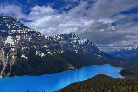 Private Day Tour - Lake Moraine,Louise,Peyto+Johnston Canyon private bus for 20