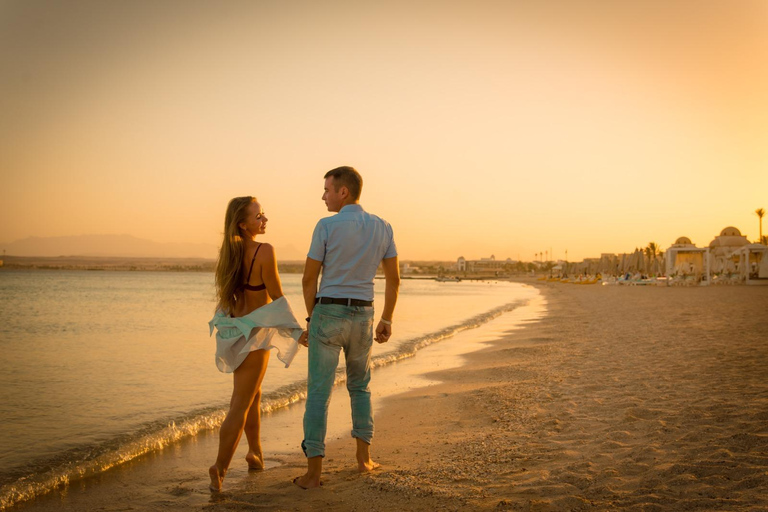 Hurghada : séance photo privée avec prise en charge et retour à l&#039;hôtelSéance photo privée de 3 heures dans 3 lieux différents