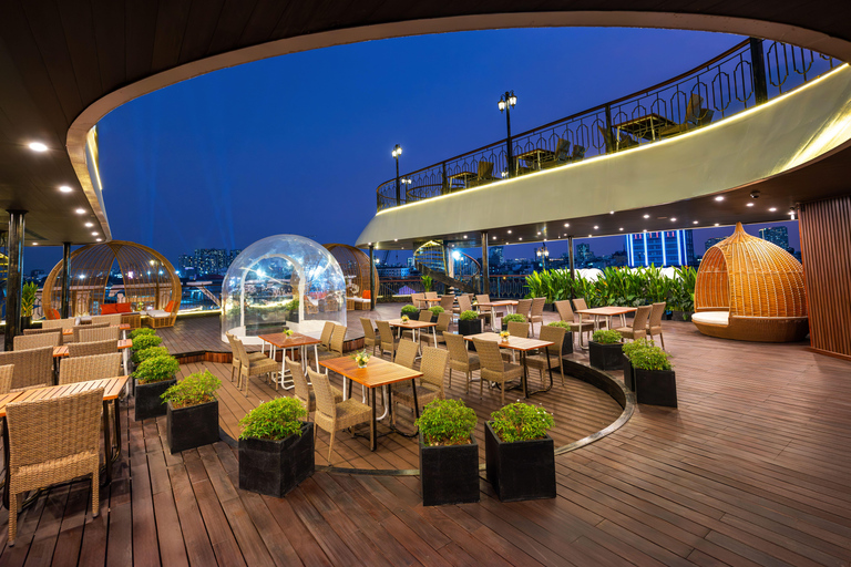 Dinner On The Luxury Cruise On Saigon River–A Romantic Night Dinner On Cruise Without Pick-up & Shared Table