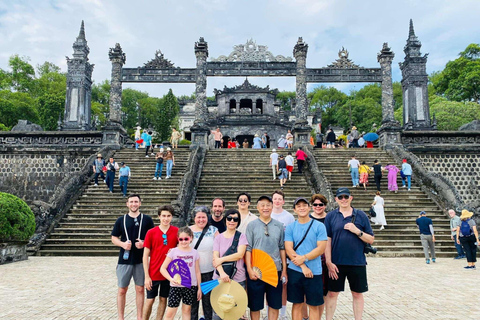 De Da Nang/Hoi An: Excursão de luxo pela cidade de Hue com o passe turístico Hai VanTour com taxas de entrada