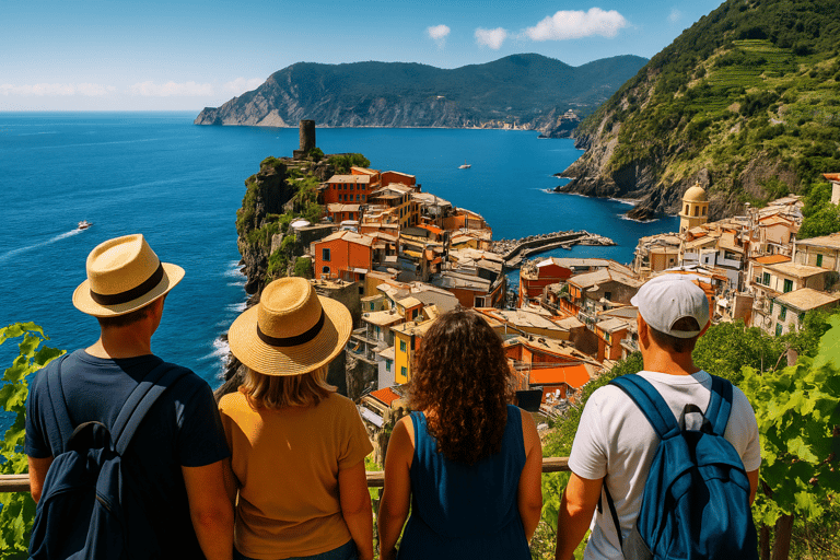 From Florence: Cinque Terre Day Trip with stop in Pisa Cinque Terre: Semi-Private Tour