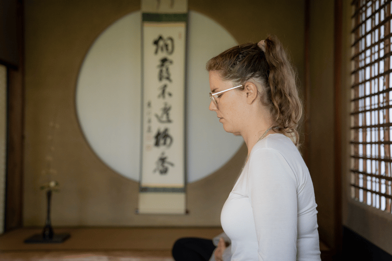 Kyoto: Meditazione Zen in un tempio privato con un monaco