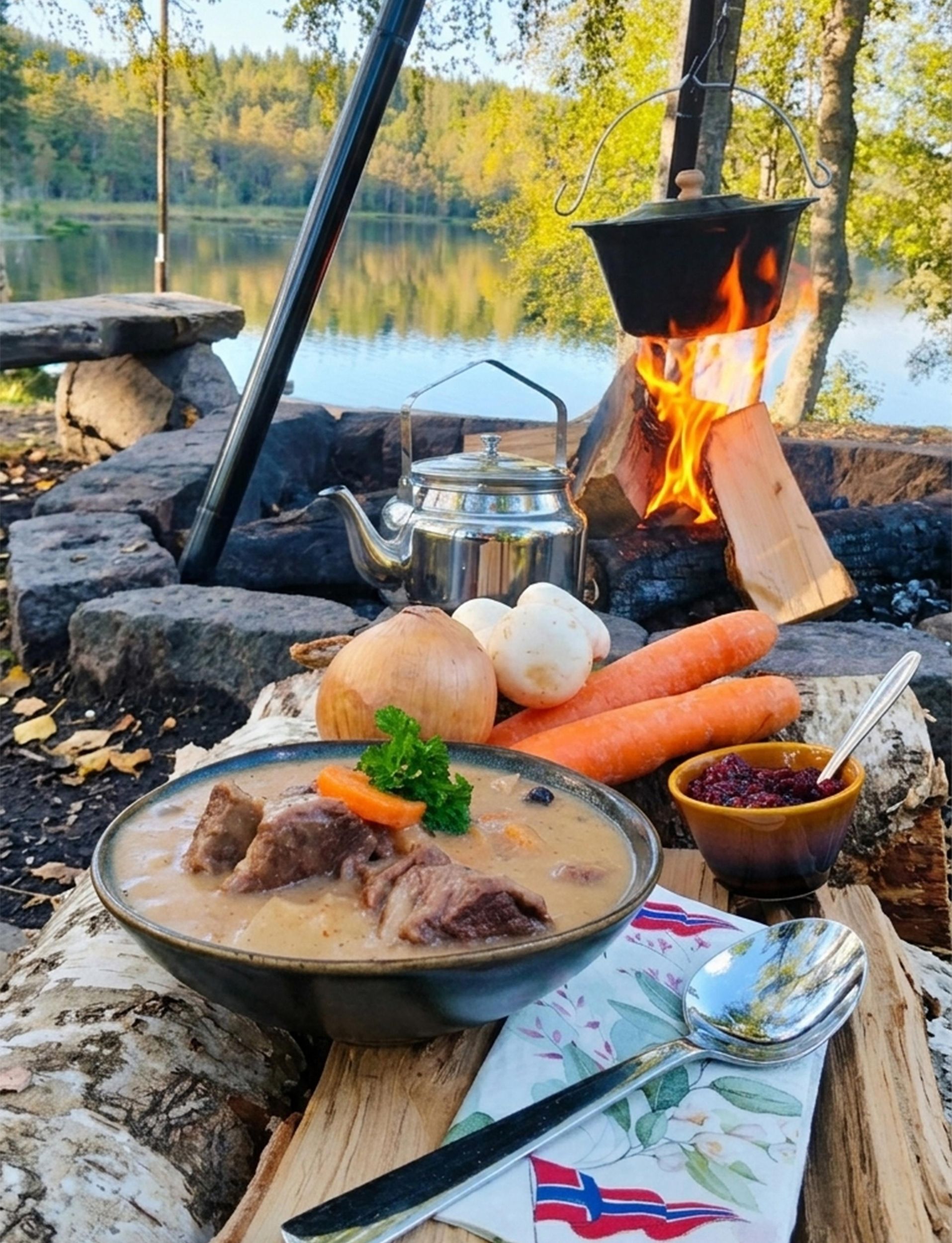 Oslo: Ultimative nordische Foodtour: Einheimischer Koch & Waldfestmahl