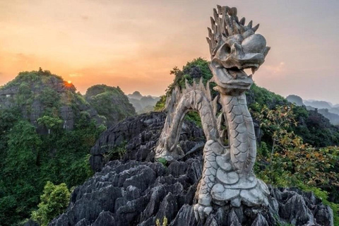 Trang An Boot, Bai Dinh Pagode, &amp; Mua Höhle Ganztagestour