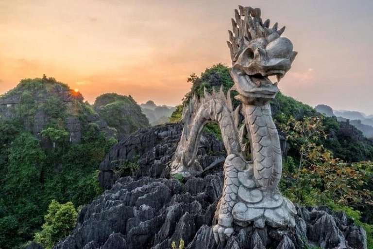 Trang An Boot, Bai Dinh Pagode, &amp; Mua Grot Dagvullende Tour