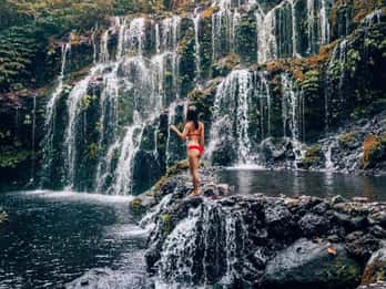 Viagem ao norte de Bali com 2 cachoeiras escondidas - excursão privada