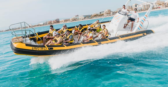 Bucht von Palma: 1-stündiges Speedboat-Abenteuer