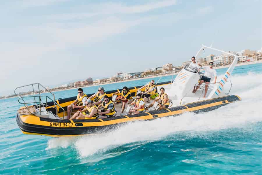 Bucht von Palma: 1-stündiges Speedboat-Abenteuer. Foto: GetYourGuide