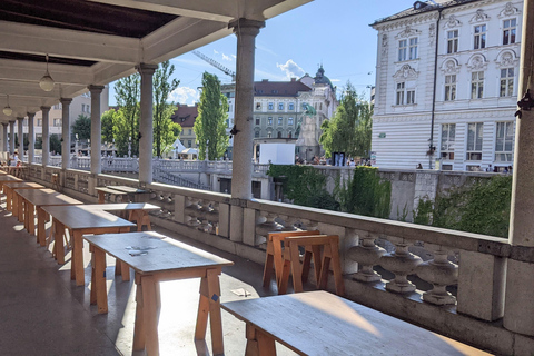 Ljubljana : Visite guidée de la vieille ville romantique