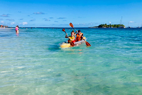 ILET GOSIER: visita o ilet du gosier num caiaque transparente