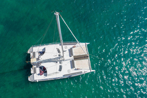 Au départ de Vilamoura : expérience en catamaran au coucher du soleil