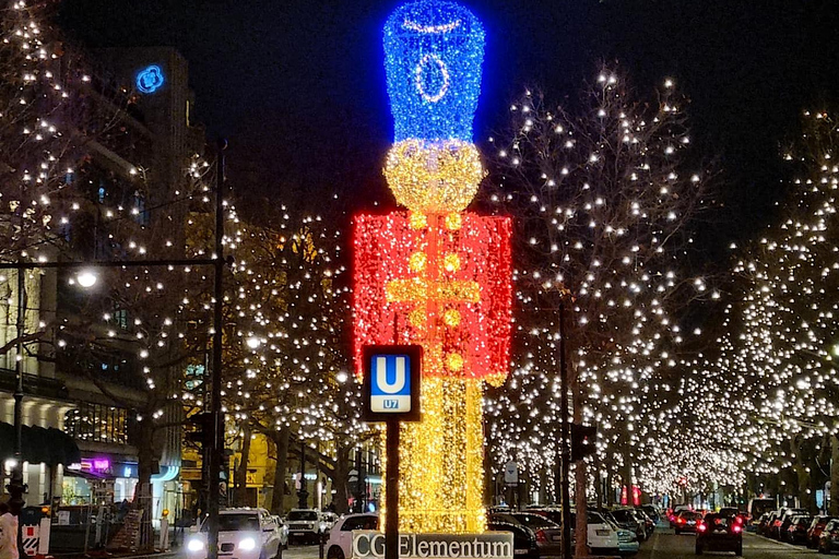 Tour du marché de Noël en lumière de Berlin avec vin chaud gratuit (2,5 heures)