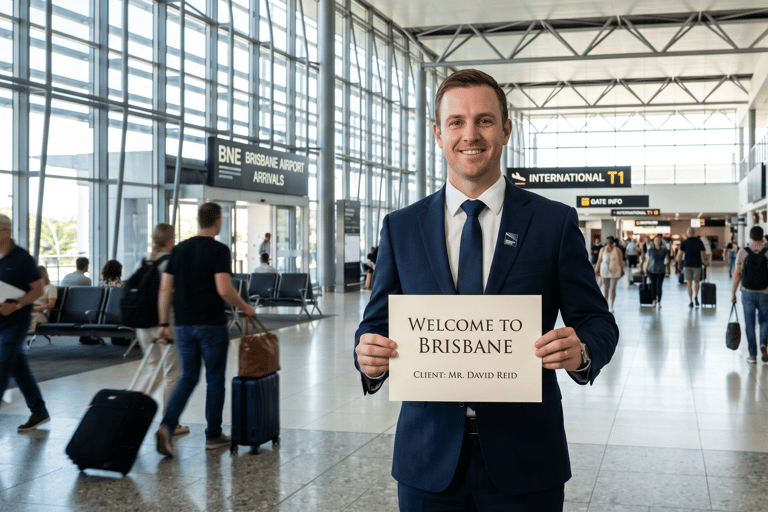 BNE Airport Private Transfer to/from Brisbane or Gold Coast Arrival: BNE Airport to hotel in Brisbane city center